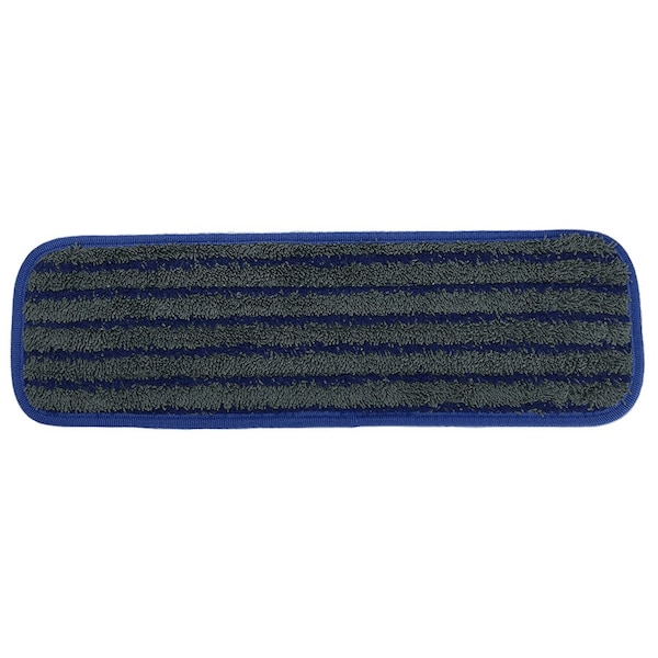 Monarch Horizontal Stripe Scrubbing Mop - Blue/Gray Stripe M400018-G/B - main